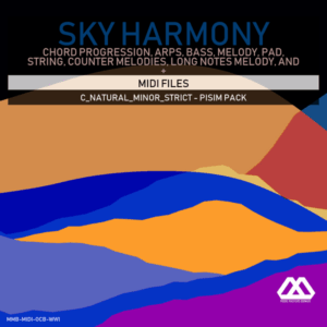 Sky Harmony - 4 Chords - 5 Notes-Chords - 16 Bars - Strict - C_Natural_Minor_Strict - Pisim Pack