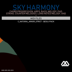 Sky Harmony - 4 Chords - 5 Notes-Chords - 16 Bars - Strict - C_Natural_Minor_Strict - Qesuj Pack