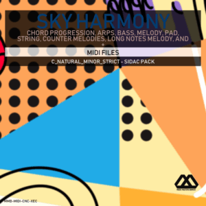 Sky Harmony - 4 Chords - 5 Notes-Chords - 16 Bars - Strict - C_Natural_Minor_Strict - Sidac Pack