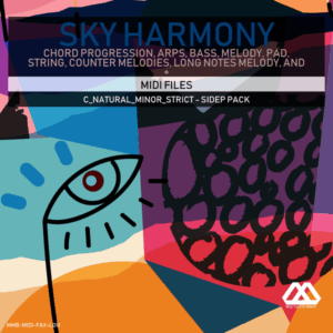 Sky Harmony - 4 Chords - 5 Notes-Chords - 16 Bars - Strict - C_Natural_Minor_Strict - Sidep Pack