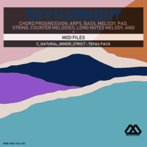 Sky Harmony - 4 Chords - 5 Notes-Chords - 16 Bars - Strict - C_Natural_Minor_Strict - Tefas Pack
