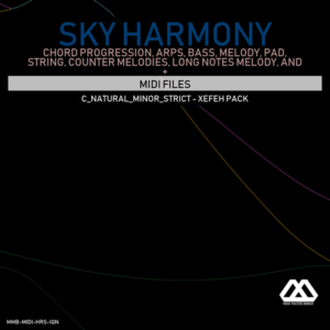 Sky Harmony - 4 Chords - 5 Notes-Chords - 16 Bars - Strict - C_Natural_Minor_Strict - Xefeh Pack