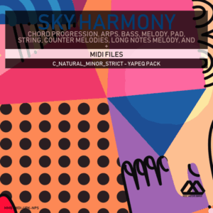 Sky Harmony - 4 Chords - 5 Notes-Chords - 16 Bars - Strict - C_Natural_Minor_Strict - Yapeq Pack