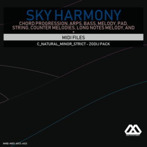 Sky Harmony - 4 Chords - 5 Notes-Chords - 16 Bars - Strict - C_Natural_Minor_Strict - Zodij Pack