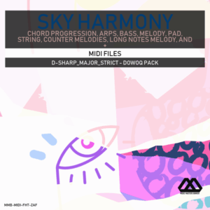 Sky Harmony - 4 Chords - 5 Notes-Chords - 16 Bars - Strict - D-sharp_Major_Strict - Dowoq Pack
