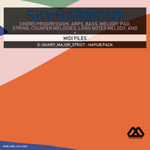 Sky Harmony - 4 Chords - 5 Notes-Chords - 16 Bars - Strict - D-sharp_Major_Strict - Hapub Pack