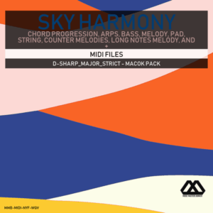Sky Harmony - 4 Chords - 5 Notes-Chords - 16 Bars - Strict - D-sharp_Major_Strict - Macok Pack