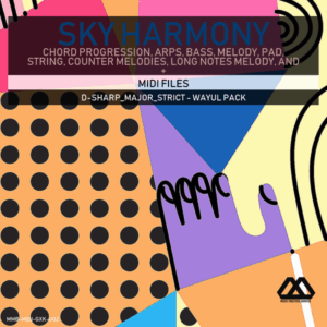 Sky Harmony - 4 Chords - 5 Notes-Chords - 16 Bars - Strict - D-sharp_Major_Strict - Wayul Pack