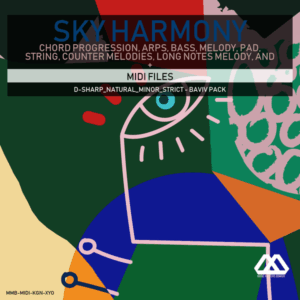 Sky Harmony - 4 Chords - 5 Notes-Chords - 16 Bars - Strict - D-sharp_Natural_Minor_Strict - Baviv Pack