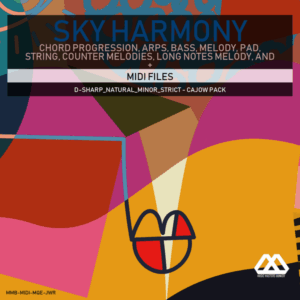 Sky Harmony - 4 Chords - 5 Notes-Chords - 16 Bars - Strict - D-sharp_Natural_Minor_Strict - Cajow Pack