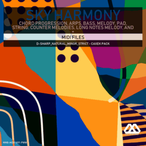 Sky Harmony - 4 Chords - 5 Notes-Chords - 16 Bars - Strict - D-sharp_Natural_Minor_Strict - Caxek Pack