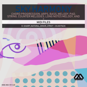 Sky Harmony - 4 Chords - 5 Notes-Chords - 16 Bars - Strict - D-sharp_Natural_Minor_Strict - Cojid Pack