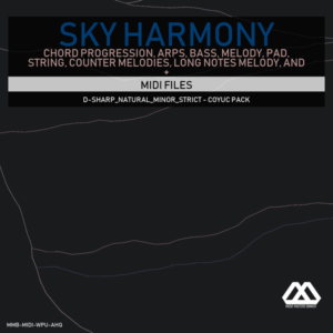 Sky Harmony - 4 Chords - 5 Notes-Chords - 16 Bars - Strict - D-sharp_Natural_Minor_Strict - Coyuc Pack