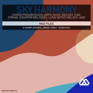 Sky Harmony - 4 Chords - 5 Notes-Chords - 16 Bars - Strict - D-sharp_Natural_Minor_Strict - Diceq Pack