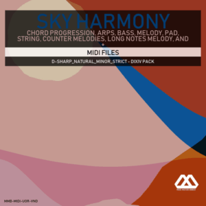 Sky Harmony - 4 Chords - 5 Notes-Chords - 16 Bars - Strict - D-sharp_Natural_Minor_Strict - Dixiv Pack