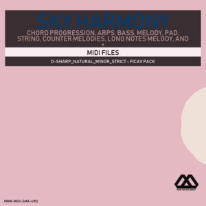 Sky Harmony - 4 Chords - 5 Notes-Chords - 16 Bars - Strict - D-sharp_Natural_Minor_Strict - Ficav Pack