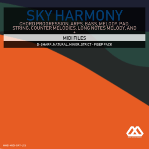 Sky Harmony - 4 Chords - 5 Notes-Chords - 16 Bars - Strict - D-sharp_Natural_Minor_Strict - Fisep Pack
