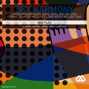 Sky Harmony - 4 Chords - 5 Notes-Chords - 16 Bars - Strict - D-sharp_Natural_Minor_Strict - Jiyip Pack
