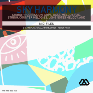 Sky Harmony - 4 Chords - 5 Notes-Chords - 16 Bars - Strict - D-sharp_Natural_Minor_Strict - Kedor Pack