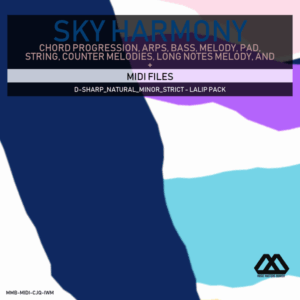 Sky Harmony - 4 Chords - 5 Notes-Chords - 16 Bars - Strict - D-sharp_Natural_Minor_Strict - Lalip Pack