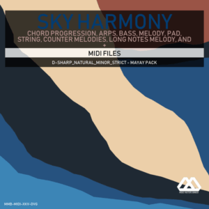 Sky Harmony - 4 Chords - 5 Notes-Chords - 16 Bars - Strict - D-sharp_Natural_Minor_Strict - Mayay Pack