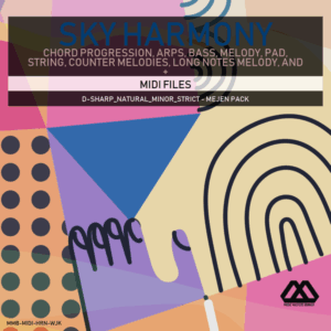 Sky Harmony - 4 Chords - 5 Notes-Chords - 16 Bars - Strict - D-sharp_Natural_Minor_Strict - Mejen Pack