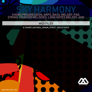 Sky Harmony - 4 Chords - 5 Notes-Chords - 16 Bars - Strict - D-sharp_Natural_Minor_Strict - Moley Pack