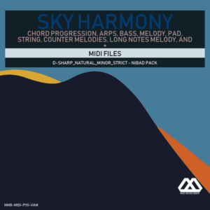Sky Harmony - 4 Chords - 5 Notes-Chords - 16 Bars - Strict - D-sharp_Natural_Minor_Strict - Nibad Pack