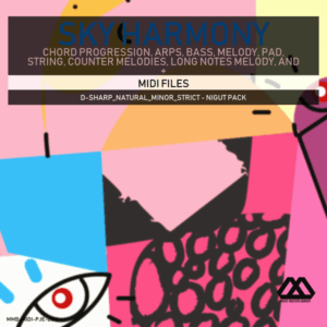 Sky Harmony - 4 Chords - 5 Notes-Chords - 16 Bars - Strict - D-sharp_Natural_Minor_Strict - Nigut Pack
