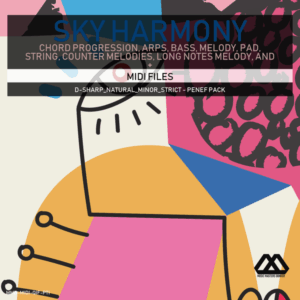 Sky Harmony - 4 Chords - 5 Notes-Chords - 16 Bars - Strict - D-sharp_Natural_Minor_Strict - Penef Pack