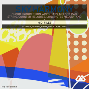 Sky Harmony - 4 Chords - 5 Notes-Chords - 16 Bars - Strict - D-sharp_Natural_Minor_Strict - Poyez Pack