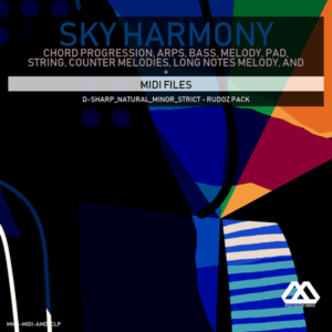 Sky Harmony - 4 Chords - 5 Notes-Chords - 16 Bars - Strict - D-sharp_Natural_Minor_Strict - Rudoz Pack