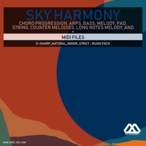 Sky Harmony - 4 Chords - 5 Notes-Chords - 16 Bars - Strict - D-sharp_Natural_Minor_Strict - Ruxig Pack