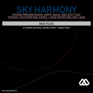 Sky Harmony - 4 Chords - 5 Notes-Chords - 16 Bars - Strict - D-sharp_Natural_Minor_Strict - Sabas Pack