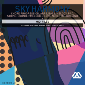 Sky Harmony - 4 Chords - 5 Notes-Chords - 16 Bars - Strict - D-sharp_Natural_Minor_Strict - Soxot Pack