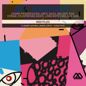 Sky Harmony - 4 Chords - 5 Notes-Chords - 16 Bars - Strict - D-sharp_Natural_Minor_Strict - Sukes Pack