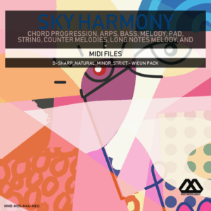 Sky Harmony - 4 Chords - 5 Notes-Chords - 16 Bars - Strict - D-sharp_Natural_Minor_Strict - Wicun Pack