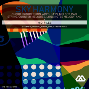 Sky Harmony - 4 Chords - 5 Notes-Chords - 16 Bars - Strict - D-sharp_Natural_Minor_Strict - Wuvin Pack