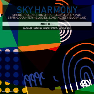 Sky Harmony - 4 Chords - 5 Notes-Chords - 16 Bars - Strict - D-sharp_Natural_Minor_Strict - Xasek Pack