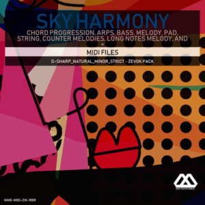 Sky Harmony - 4 Chords - 5 Notes-Chords - 16 Bars - Strict - D-sharp_Natural_Minor_Strict - Zevok Pack
