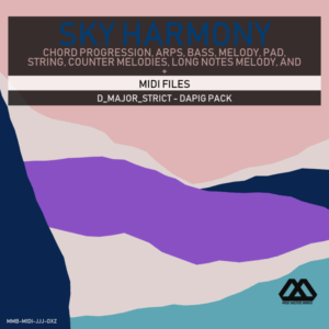 Sky Harmony - 4 Chords - 5 Notes-Chords - 16 Bars - Strict - D_Major_Strict - Dapig Pack