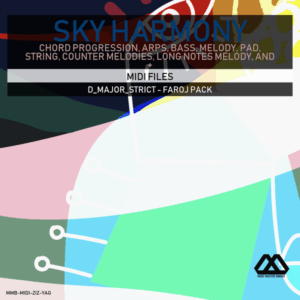 Sky Harmony - 4 Chords - 5 Notes-Chords - 16 Bars - Strict - D_Major_Strict - Faroj Pack