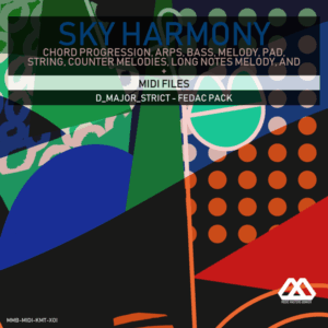 Sky Harmony - 4 Chords - 5 Notes-Chords - 16 Bars - Strict - D_Major_Strict - Fedac Pack