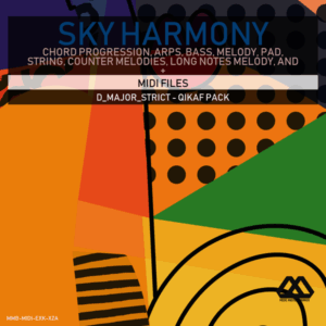 Sky Harmony - 4 Chords - 5 Notes-Chords - 16 Bars - Strict - D_Major_Strict - Qikaf Pack