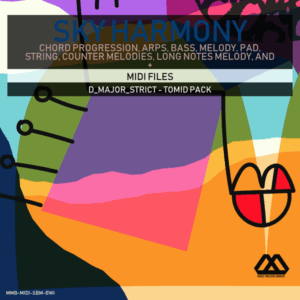 Sky Harmony - 4 Chords - 5 Notes-Chords - 16 Bars - Strict - D_Major_Strict - Tomid Pack