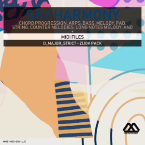 Sky Harmony - 4 Chords - 5 Notes-Chords - 16 Bars - Strict - D_Major_Strict - Zijok Pack