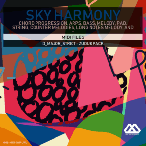 Sky Harmony - 4 Chords - 5 Notes-Chords - 16 Bars - Strict - D_Major_Strict - Zudub Pack