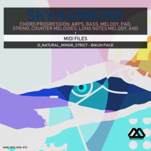 Sky Harmony - 4 Chords - 5 Notes-Chords - 16 Bars - Strict - D_Natural_Minor_Strict - Bikuh Pack