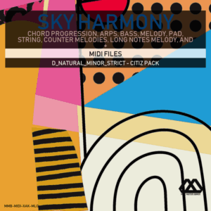 Sky Harmony - 4 Chords - 5 Notes-Chords - 16 Bars - Strict - D_Natural_Minor_Strict - Citiz Pack