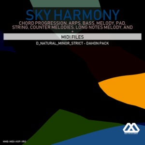 Sky Harmony - 4 Chords - 5 Notes-Chords - 16 Bars - Strict - D_Natural_Minor_Strict - Dahon Pack